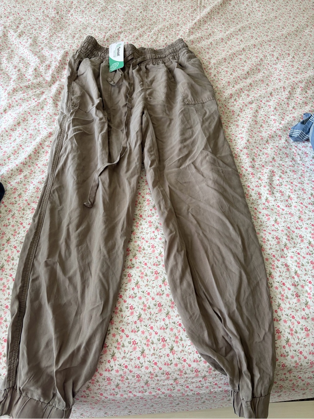 Thread & Supply Tan Drawstring Jogger Pants